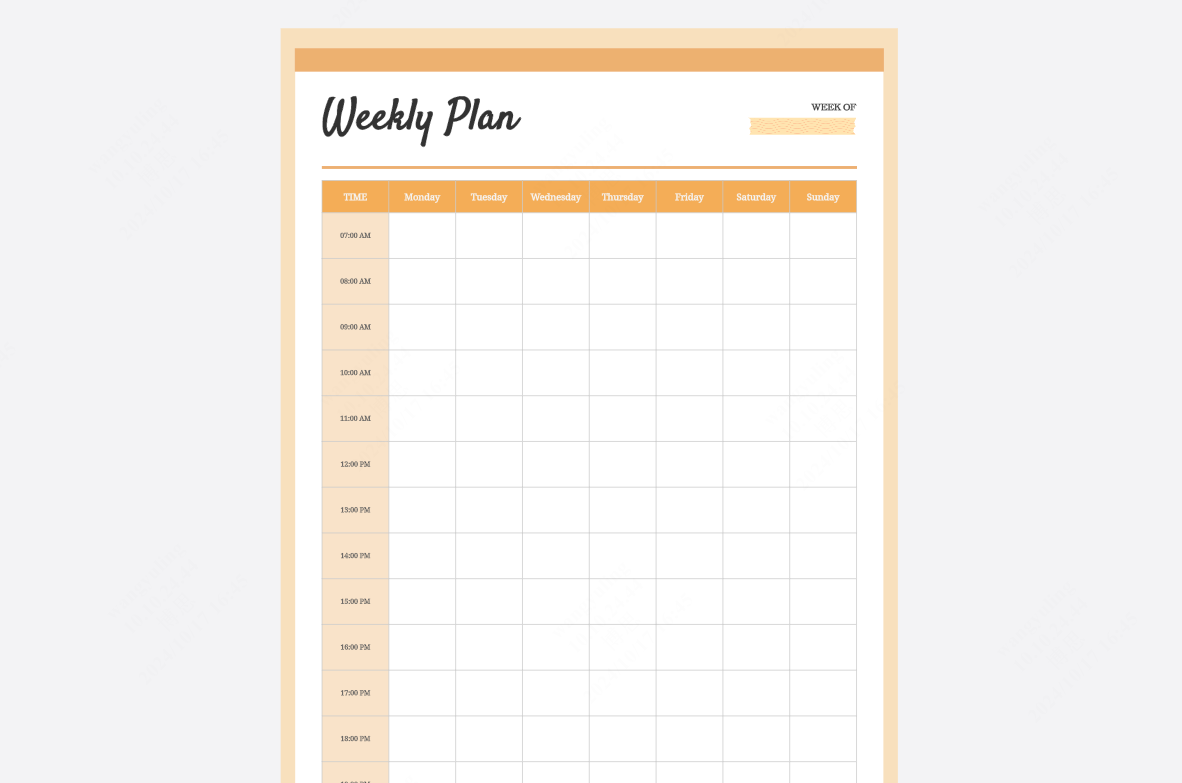 Weekly To-do List