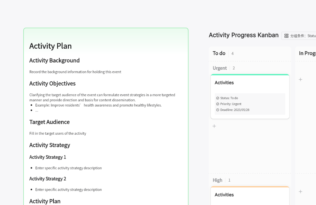 Activity Plan