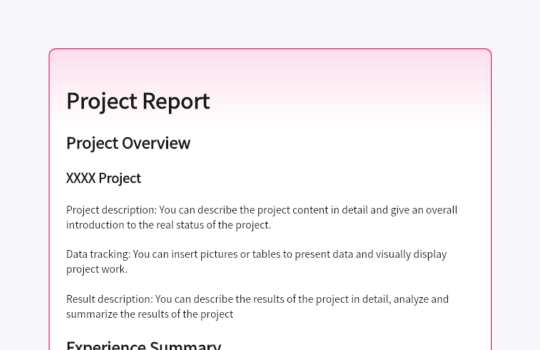 Project Report